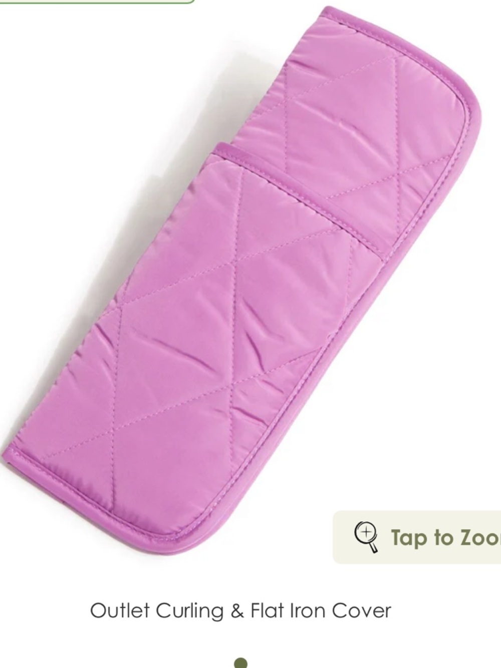 Vera Bradley Curling & Flat Iron Cover Iris Orchid Pattern